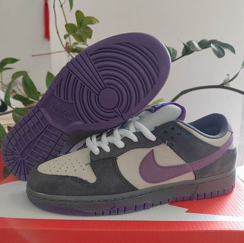 Nike Dunk Sb Low Grey Purple Men Women Shoes-107 - Click Image to Close